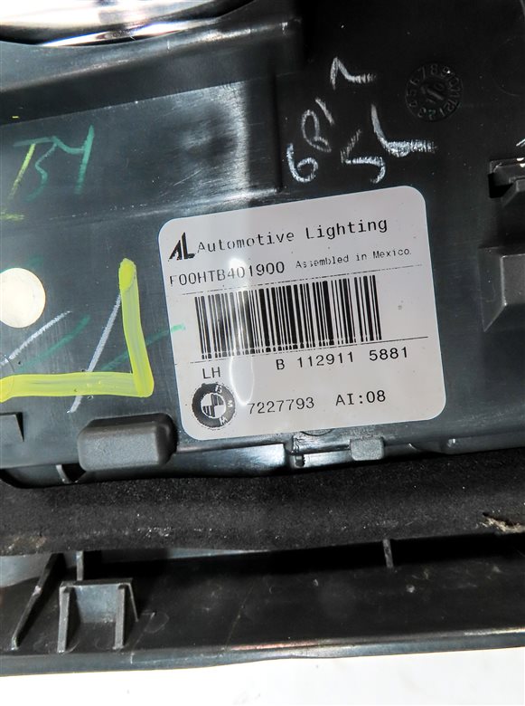 Thumbnail 6: 11-13 BMW X5 X5M (E70) LEFT DRIVER INNER TAILLIGHT LIGHT LAMP (INCANDESCENT)