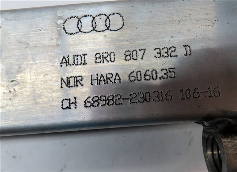Thumbnail 8: 09-17 AUDI Q5 SQ5 (B8) REAR BUMPER CRASH IMPACT REINCFORCEMENT BAR BRACKET SET/2