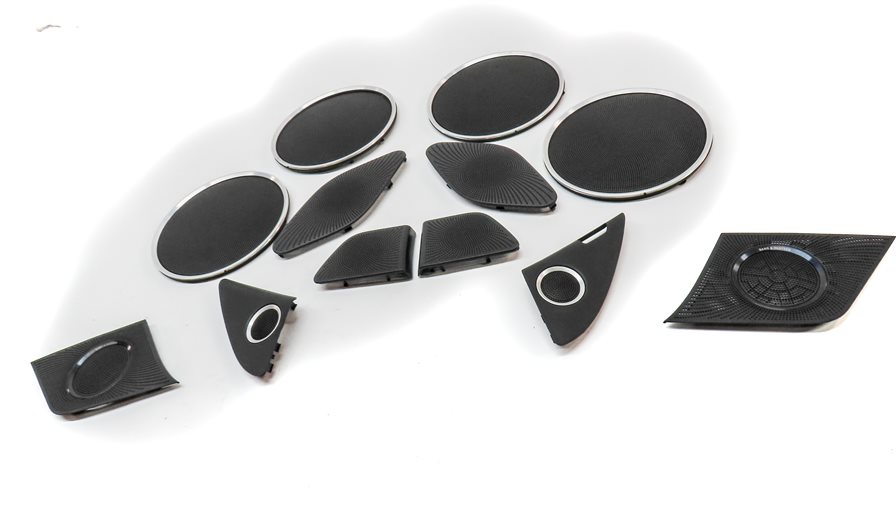 Thumbnail 2: 2016 AUDI SQ5 (B8 8R) BANG & OLUFSEN SOUND SYSTEM SPEAKER GRILLE COVER SET/12
