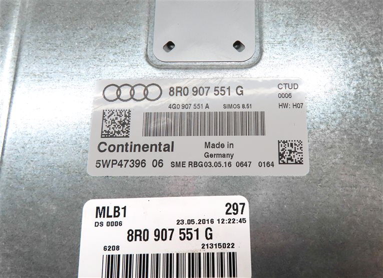 Thumbnail 17: 14-17 AUDI SQ5 (B8 8R) 3.0L SUPERCHARGED ENGINE ECM IMMOBILIZER MODULE KEY SET