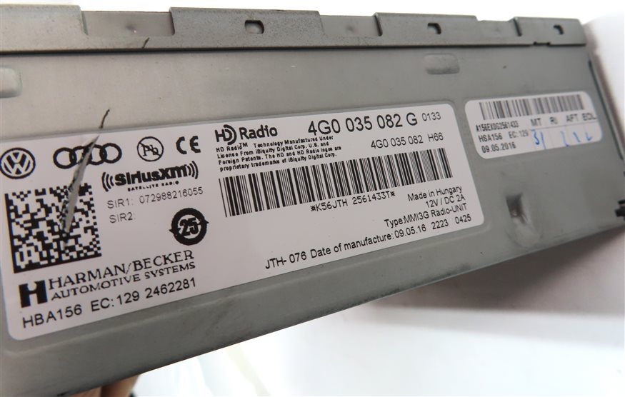 Thumbnail 5: 2016 AUDI SQ5 (B8 8R) HARMAN BECKER RADIO STEREO RECEIVER MODULE