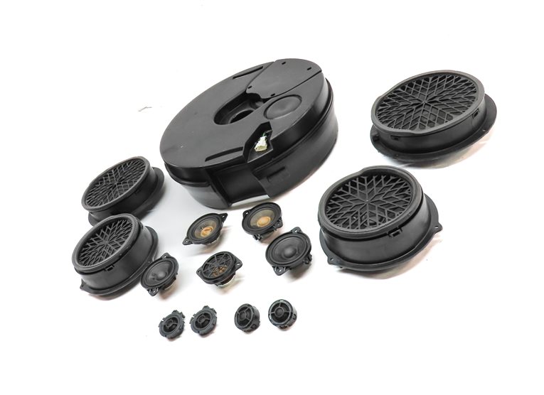 Thumbnail 2: 2016 AUDI SQ5 (B8 8R) BANG & OLUFSEN AUDIO SOUND SYSTEM SPEAKER SUBWOOFER SET/14