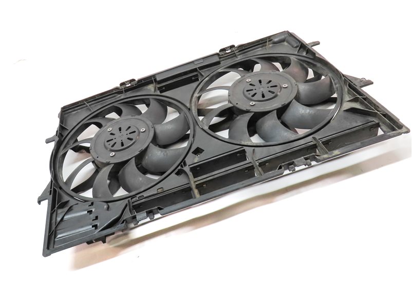 Thumbnail 3: 12-18 AUDI A6 A7 (C7) 3.0L SUPERCHARGED ENGINE RADIATOR COOLING FAN w/ SHROUD