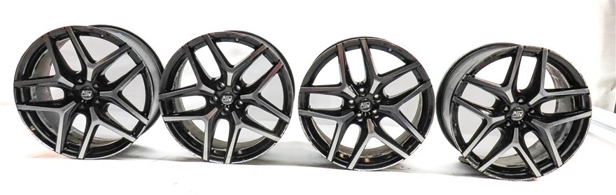 16 AUDI SQ5 B8 8R 20x8.5 MSW 40 5X112 MACHINED w/BLACK ACCENT WHEEL RIM SET/4