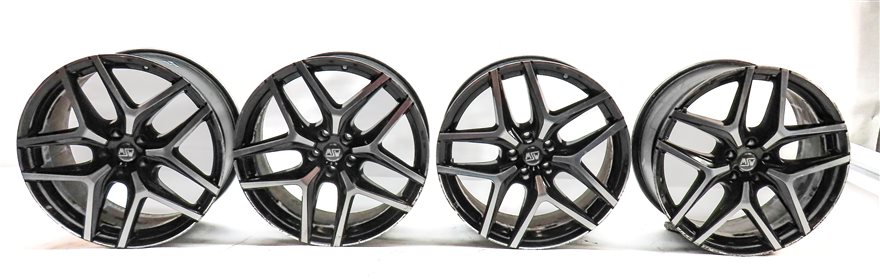Thumbnail 2: 16 AUDI SQ5 B8 8R 20x8.5 MSW 40 5X112 MACHINED w/BLACK ACCENT WHEEL RIM SET/4