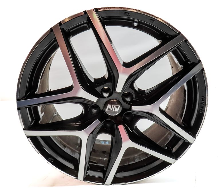 Thumbnail 3: 16 AUDI SQ5 B8 8R 20x8.5 MSW 40 5X112 MACHINED w/BLACK ACCENT WHEEL RIM SET/4