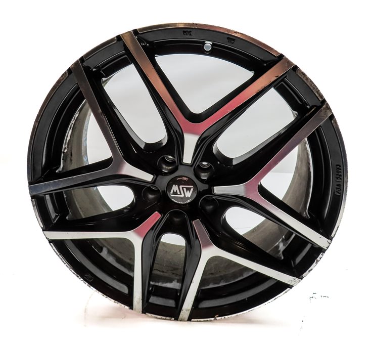 Thumbnail 4: 16 AUDI SQ5 B8 8R 20x8.5 MSW 40 5X112 MACHINED w/BLACK ACCENT WHEEL RIM SET/4