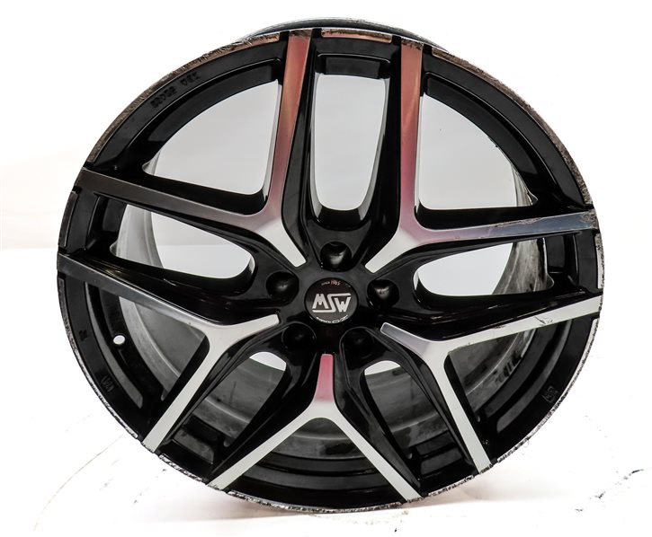 Thumbnail 5: 16 AUDI SQ5 B8 8R 20x8.5 MSW 40 5X112 MACHINED w/BLACK ACCENT WHEEL RIM SET/4