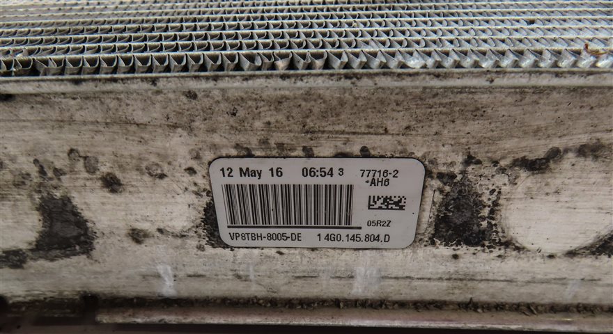 Thumbnail 8: 14-17 AUDI A6 Q5 SQ5 C7 4G B8 8R 3.0L ENGINE WATER COOLANT AUXILIARY RADIATOR