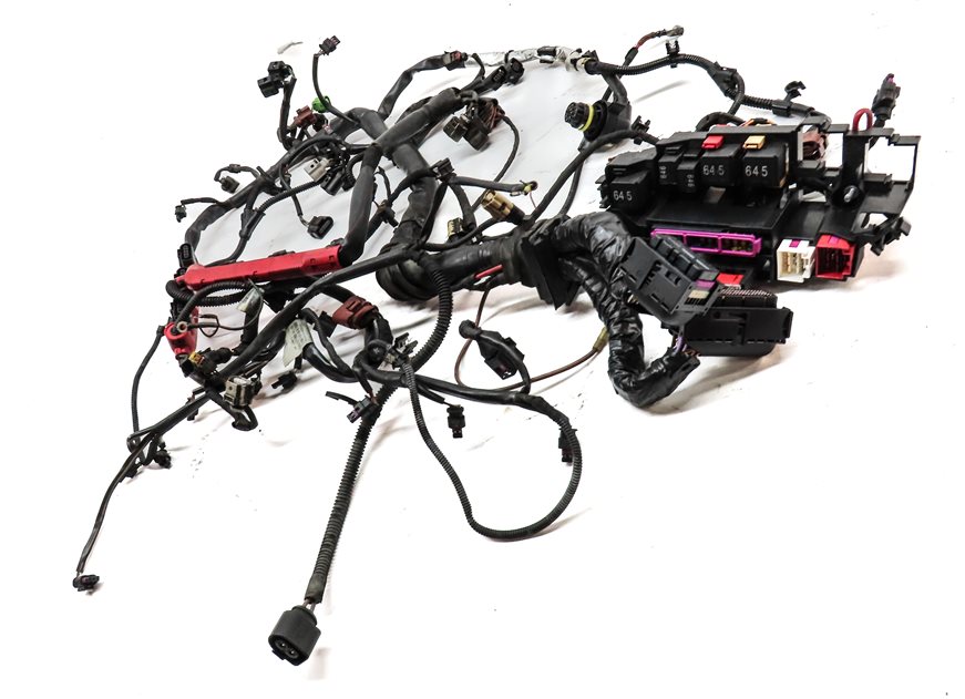 Thumbnail 2: 2016 AUDI SQ5 (B8 8R) 3.0L (CTUD) ENGINE MOTOR WIRE WIRING HARNESS LOOM