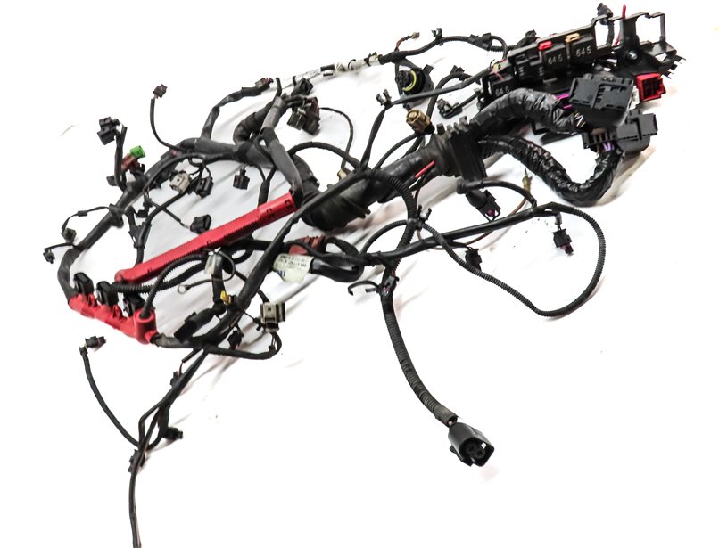 Thumbnail 3: 2016 AUDI SQ5 (B8 8R) 3.0L (CTUD) ENGINE MOTOR WIRE WIRING HARNESS LOOM