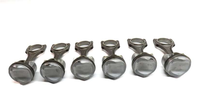 Thumbnail 2: 09-17 AUDI A6 A7 A8 Q5 Q7 S4 S6 Q5 TOUAREG 3.0L SUPERCHARGED ENGINE PISTON SET 6