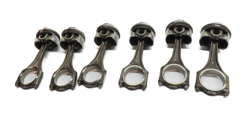 Thumbnail 4: 09-17 AUDI A6 A7 A8 Q5 Q7 S4 S6 Q5 TOUAREG 3.0L SUPERCHARGED ENGINE PISTON SET 6