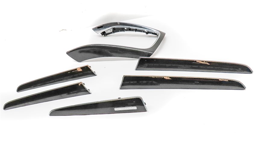 Thumbnail 2: 2016 AUDI SQ5 (B8 8R) INTERIOR DASH CENTER CONSOLE DOOR TRIM SET (Carbon)