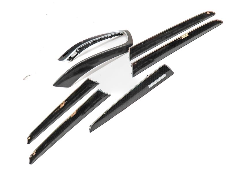Thumbnail 3: 2016 AUDI SQ5 (B8 8R) INTERIOR DASH CENTER CONSOLE DOOR TRIM SET (Carbon)