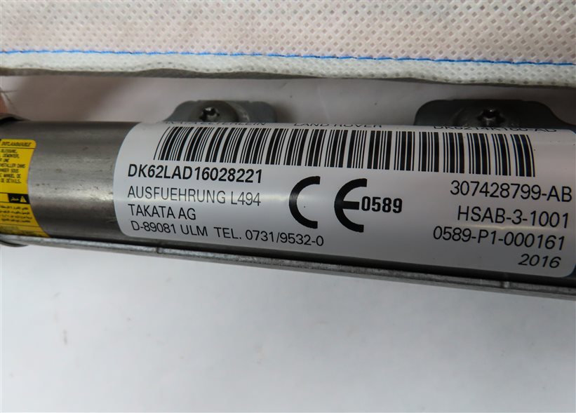 Thumbnail 5: 2014-2020 RANGE ROVER SPORT (L494) LEFT DRIVER ROOF SIDE CURTAIN AIRBAG AIR BAG