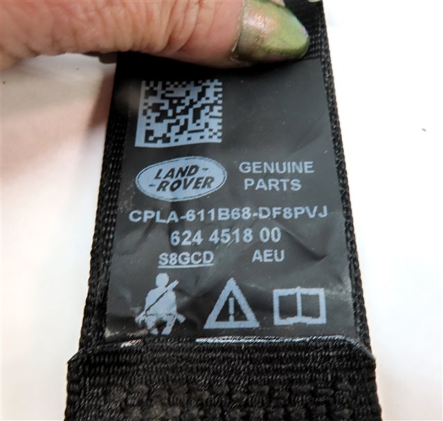 Thumbnail 5: 2016 RANGE ROVER SPORT (L494) REAR 2ND ROW LEFT OR RIGHT SEAT SEATBELT RETRACTOR