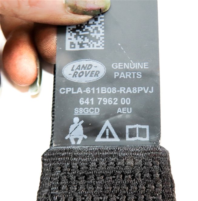 Thumbnail 5: 14-16 RANGE ROVER SPORT L494 FRONT RIGHT PASSENGER SEATBELT RETRACTOR (Black)