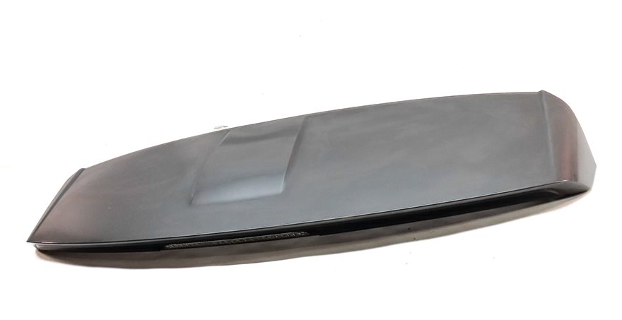Thumbnail 2: 14-17 RANGE ROVER SPORT L494 REAR TRUNK SPOILER WING w/BRAKE LIGHT (Black)