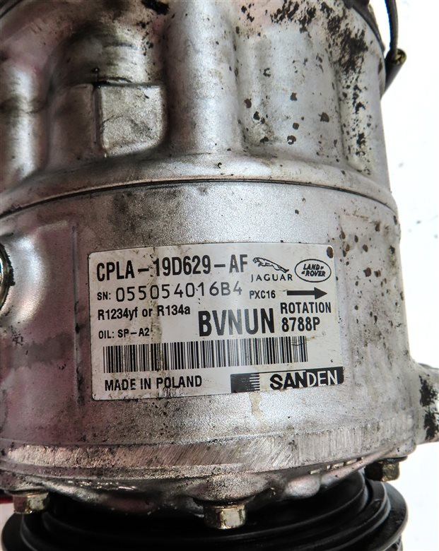 Thumbnail 8: 17-21 RANGE ROVER SPORT DISCOVERY L494 L405 L462 DIESEL AC COMPRESSOR
