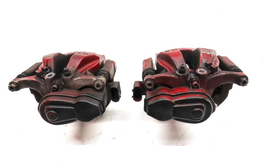 Thumbnail 10: 10-17 LR4 DISCOVERY RANGE ROVER SPORT FRONT & REAR BRAKE CALIPER SET (RED)