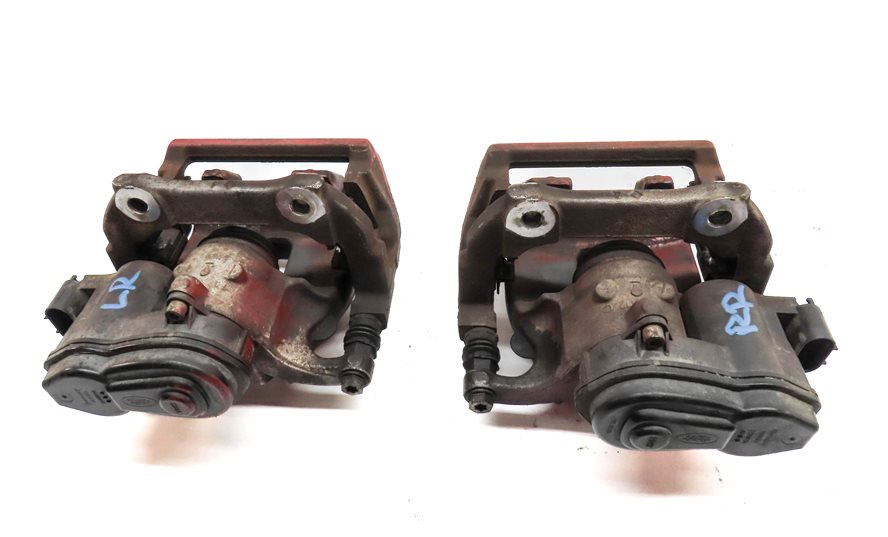 Thumbnail 11: 10-17 LR4 DISCOVERY RANGE ROVER SPORT FRONT & REAR BRAKE CALIPER SET (RED)