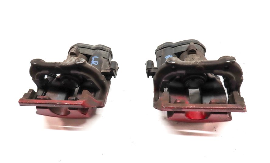 Thumbnail 12: 10-17 LR4 DISCOVERY RANGE ROVER SPORT FRONT & REAR BRAKE CALIPER SET (RED)