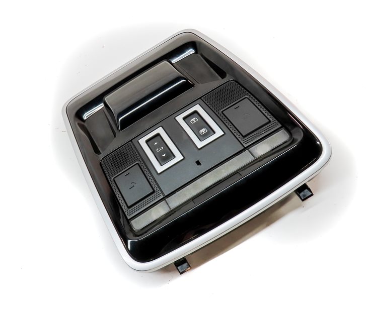 Thumbnail 3: 2016 RANGE ROVER SPORT (L494) FRONT DOME LIGHT LAMP w/SUNROOF SWITCHES (Black)