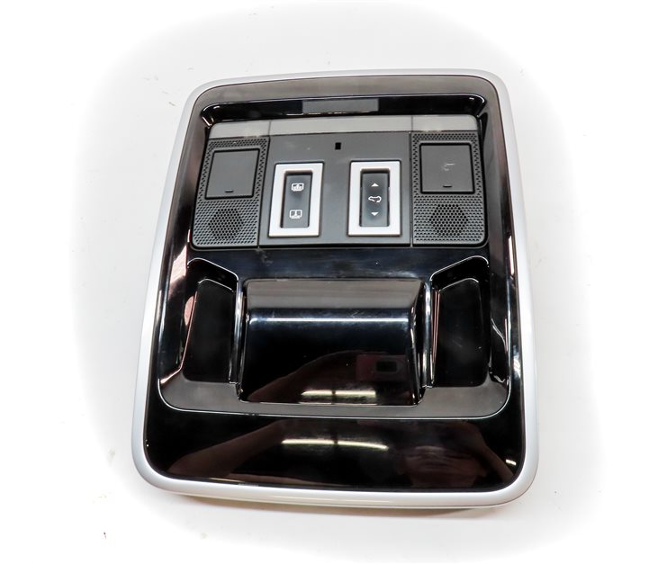 Thumbnail 4: 2016 RANGE ROVER SPORT (L494) FRONT DOME LIGHT LAMP w/SUNROOF SWITCHES (Black)