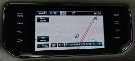 Thumbnail 1: 2014 RANGE ROVER SPORT (L494) GPS NAVIGATION MEDIA INFORMATION DISPLAY SCREEN