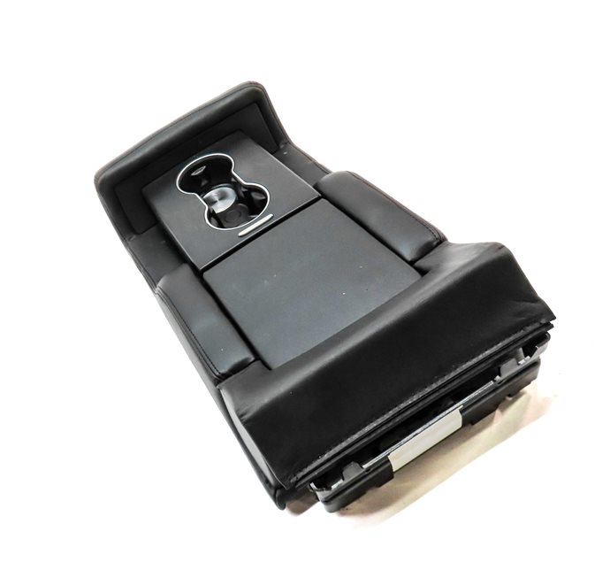 Thumbnail 3: 13-15 RANGE ROVER L405 REAR CENTER SEAT BACK CONSOLE CUPHOLDER ARMREST (Ebony)