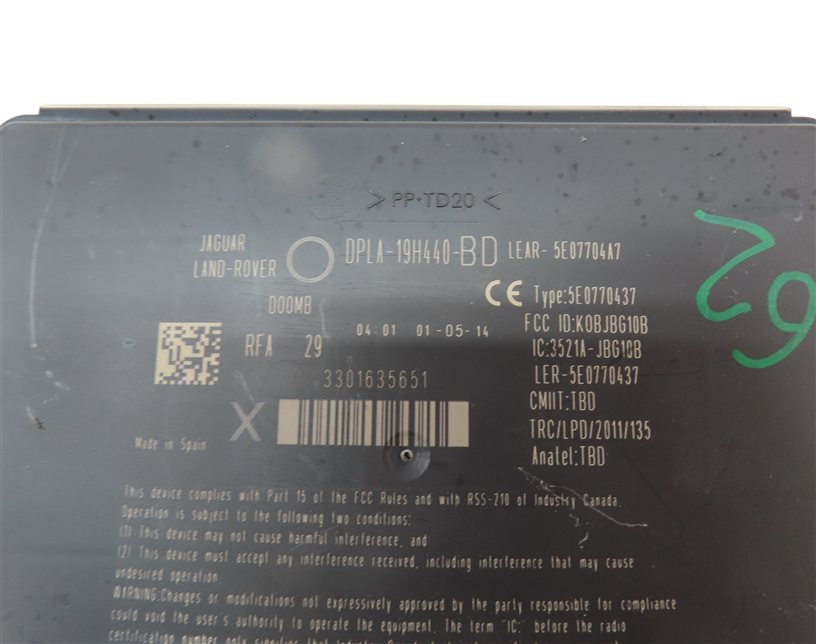 Thumbnail 22: 14 RANGE ROVER SPORT L494 5.0L DIGITAL SPEEDOMETER ECM BCM ENGINE MODULE KEY SET