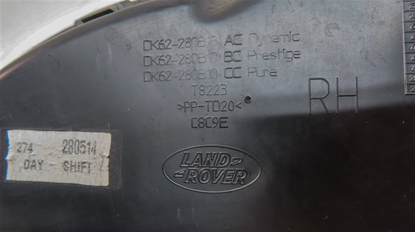 Thumbnail 7: 14-17 RANGE ROVER SPORT L494 FRONT RIGHT PASSENGER FENDER w/GRILLE (White)