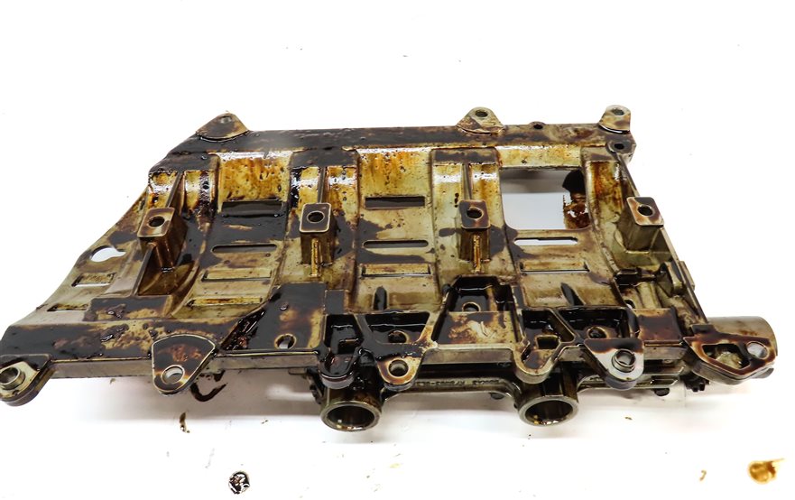 Thumbnail 6: 10-17 DISCOVERY LR4 ROVER SPORT L320 L494 L405 3.0L 5.0L OIL PAN BAFFLE TRAY