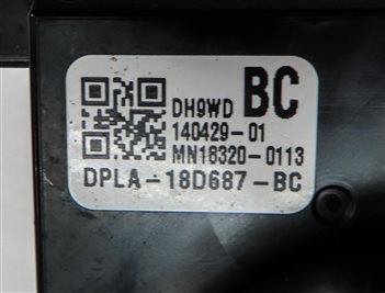 Thumbnail 6: 14-15 RANGE ROVER SPORT (L405 L494) REAR HEATER A/C CLIMATE TEMPERATURE CONTROL