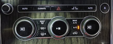 Thumbnail 2: 14-15 RANGE ROVER SPORT (L405 L494) FRONT HEATER A/C TEMPERATURE RADIO CONTROL