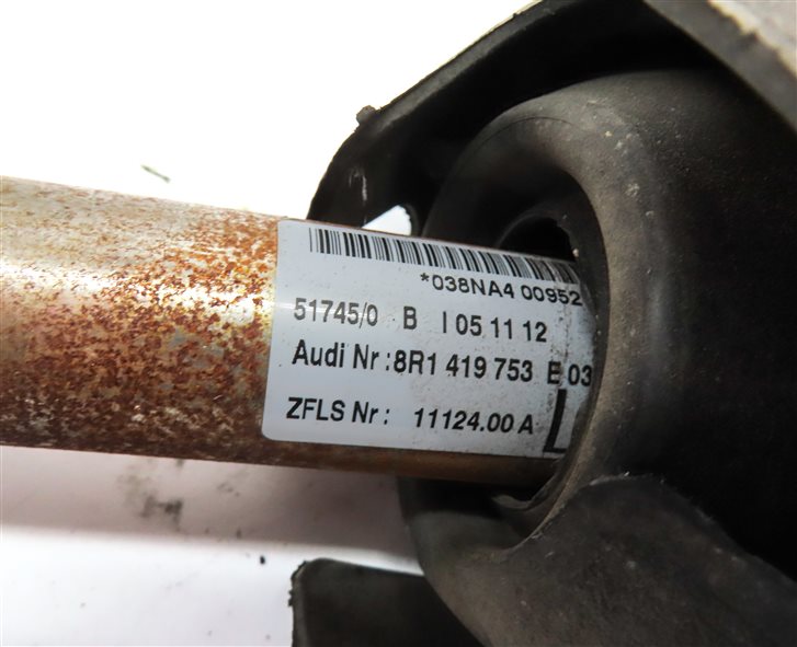 Thumbnail 5: 13-17 AUDI Q5 SQ5 B8 8R FRONT LEFT STEERING COLUMN U JOINT SHAFT w/ COUPLER