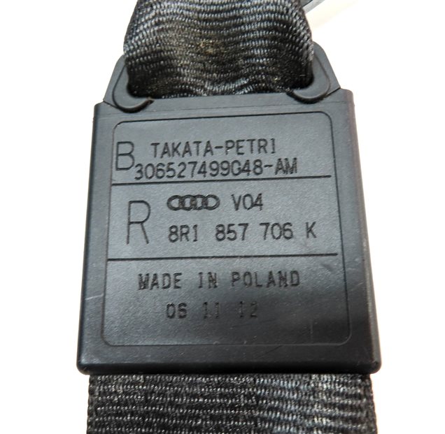 Thumbnail 5: 2009-2017 AUDI Q5 (8R) FRONT RIGHT PASSENGER SEAT SEATBELT RETRACTOR (Black)