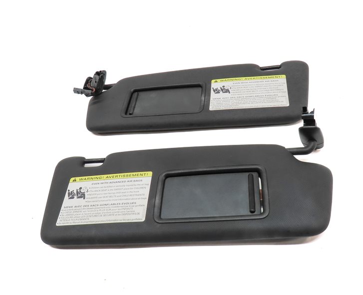 Thumbnail 2: 2013-2016 AUDI Q5 SQ5 (B8 8R) FRONT LEFT & RIGHT SUNVISOR SUN SHADE SET(Black)