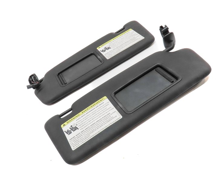 Thumbnail 3: 2013-2016 AUDI Q5 SQ5 (B8 8R) FRONT LEFT & RIGHT SUNVISOR SUN SHADE SET(Black)