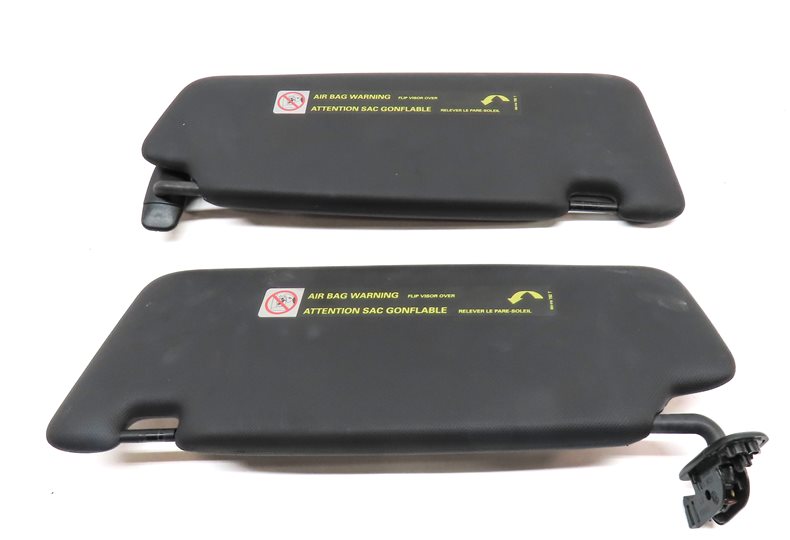 Thumbnail 6: 2013-2016 AUDI Q5 SQ5 (B8 8R) FRONT LEFT & RIGHT SUNVISOR SUN SHADE SET(Black)