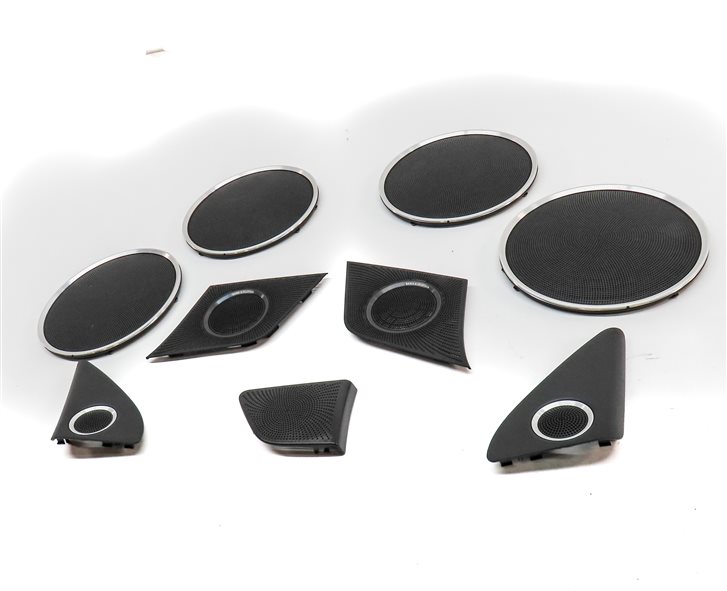 Thumbnail 2: 2013 AUDI Q5 (B8 8R) FRONT & REAR DOOR BANG & OLUFSEN SPEAKER GRILLE TRIM SET