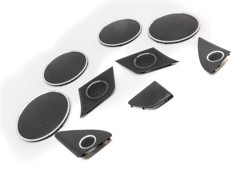 Thumbnail 3: 2013 AUDI Q5 (B8 8R) FRONT & REAR DOOR BANG & OLUFSEN SPEAKER GRILLE TRIM SET