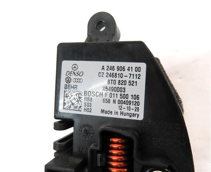 Thumbnail 4: 2013 AUDI Q5 (B8 8R) FRONT HEATER A/C BLOWER FAN MOTOR SPEED RESISTOR