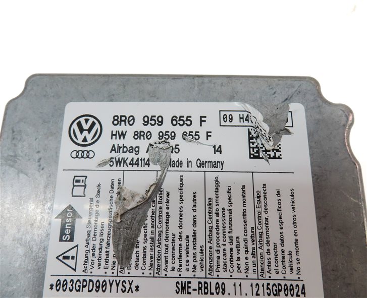 Thumbnail 5: 2013-2014 AUDI Q5 SQ5 (B8 8R) SRS BAG RESTRAINT CONTROL MODULE COMPUTER