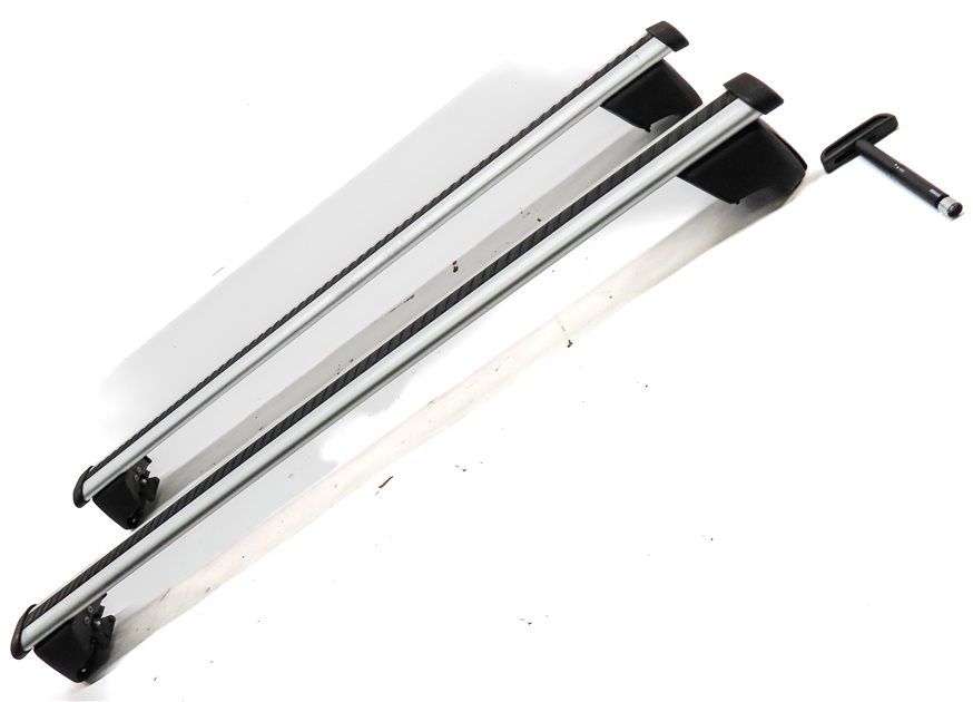 Thumbnail 3: 2013 AUDI Q5 (B8 8R) FRONT & REAR ROOF RACK LUGGAGE CARGO RACK SET w/ KEY TOOL