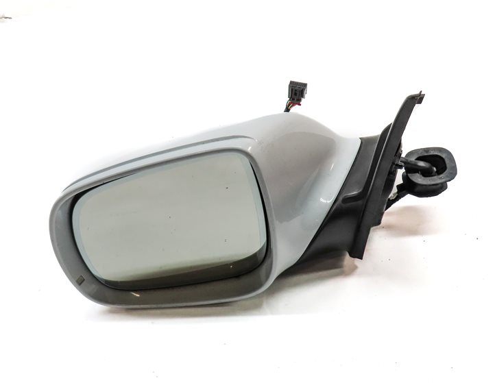 Thumbnail 3: 09-14 AUDI Q5 (8R) LEFT P-FOLD HEAT AUTODIM MEMORY DOOR MIRROR w/ LIGHT (White)