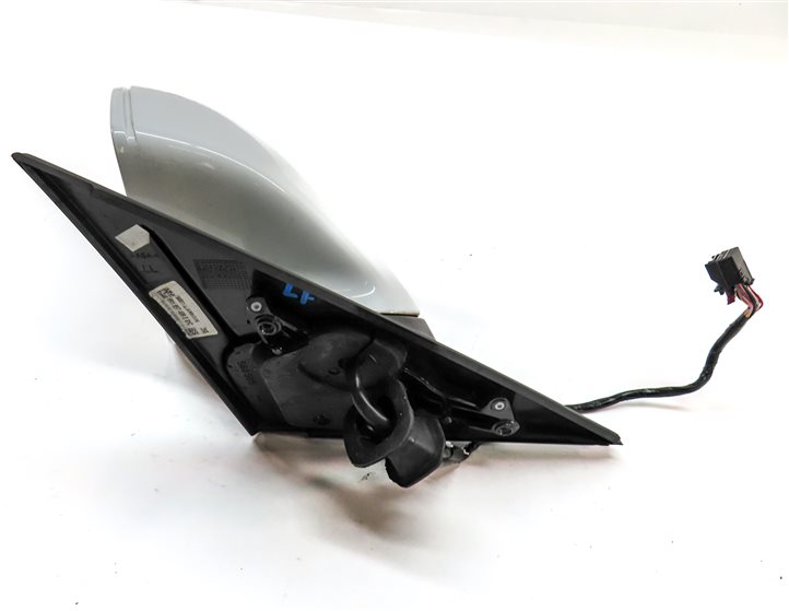 Thumbnail 5: 09-14 AUDI Q5 (8R) LEFT P-FOLD HEAT AUTODIM MEMORY DOOR MIRROR w/ LIGHT (White)