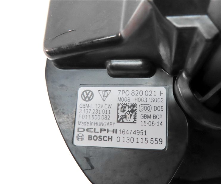 Thumbnail 7: 2011-2018 PORSCHE CAYENNE (958) FRONT HEATER A/C BLOWER FAN MOTOR w/ RESISTOR