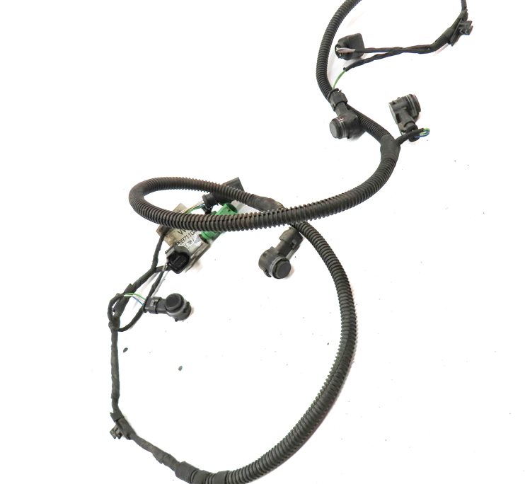Thumbnail 3: 2016 PORSCHE CAYENNE (958) REAR PDC PARK DISTANCE SENSOR SET w/ HARNESS (Black)
